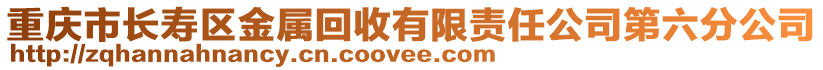 重慶市長壽區金屬回收有限責任公司第六分公司
