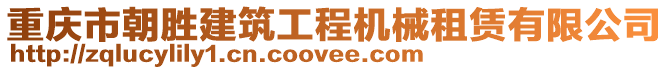 重慶市朝勝建筑工程機(jī)械租賃有限公司