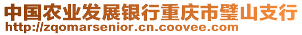 中國農(nóng)業(yè)發(fā)展銀行重慶市璧山支行