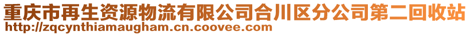 重慶市再生資源物流有限公司合川區分公司第二回收站