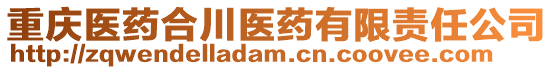 重慶醫(yī)藥合川醫(yī)藥有限責(zé)任公司