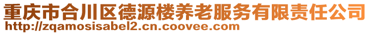 重慶市合川區德源樓養老服務有限責任公司