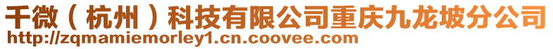 千微(杭州)科技有限公司重慶九龍坡分公司