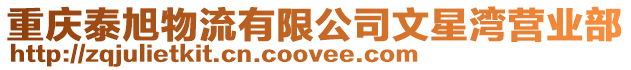 重慶泰旭物流有限公司文星灣營業部