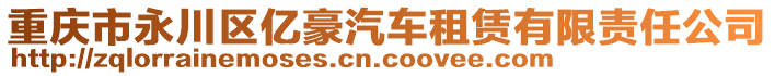 重慶市永川區(qū)億豪汽車租賃有限責(zé)任公司