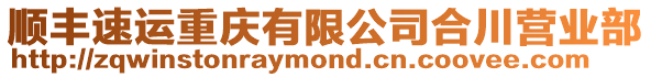 順豐速運重慶有限公司合川營業部