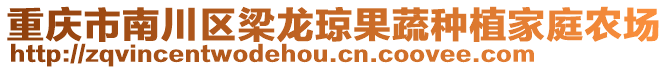 重慶市南川區(qū)梁龍瓊果蔬種植家庭農(nóng)場(chǎng)