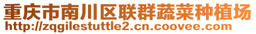 重慶市南川區(qū)聯(lián)群蔬菜種植場(chǎng)