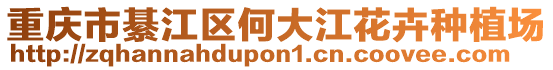 重慶市綦江區何大江花卉種植場