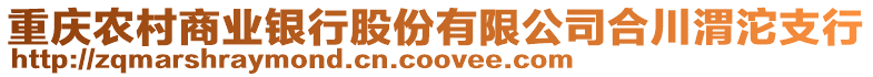 重慶農(nóng)村商業(yè)銀行股份有限公司合川渭沱支行