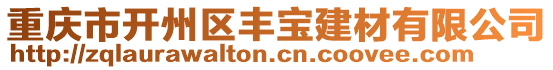 重慶市開州區(qū)豐寶建材有限公司