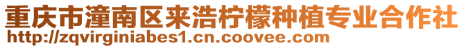 重慶市潼南區(qū)來浩檸檬種植專業(yè)合作社