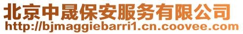 北京中晟保安服務有限公司