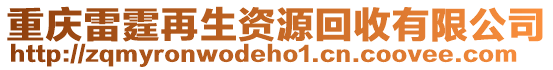 重慶雷霆再生資源回收有限公司