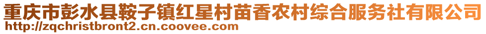 重慶市彭水縣鞍子鎮(zhèn)紅星村苗香農(nóng)村綜合服務(wù)社有限公司