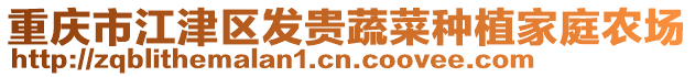 重慶市江津區發貴蔬菜種植家庭農場