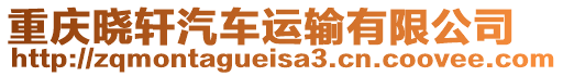 重慶曉軒汽車運輸有限公司