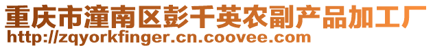 重慶市潼南區彭千英農副產品加工廠