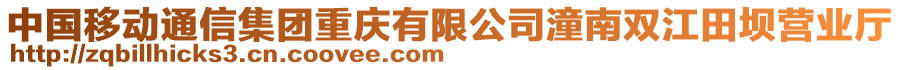 中國移動通信集團(tuán)重慶有限公司潼南雙江田壩營業(yè)廳