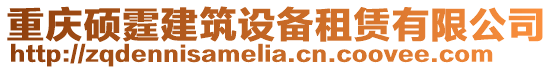 重慶碩霆建筑設備租賃有限公司