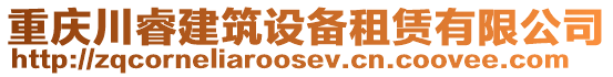 重慶川睿建筑設(shè)備租賃有限公司