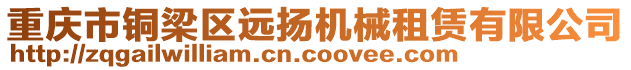 重慶市銅梁區遠揚機械租賃有限公司