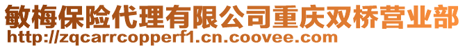 敏梅保險代理有限公司重慶雙橋營業(yè)部