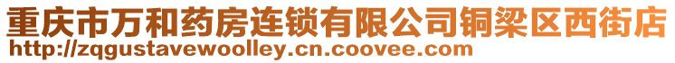 重慶市萬和藥房連鎖有限公司銅梁區西街店
