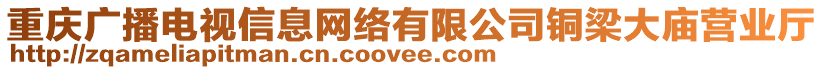 重慶廣播電視信息網絡有限公司銅梁大廟營業(yè)廳