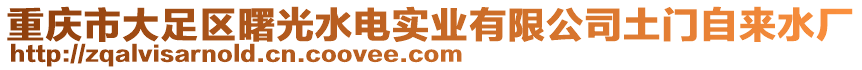 重慶市大足區(qū)曙光水電實業(yè)有限公司土門自來水廠