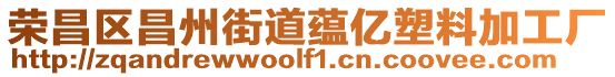 榮昌區昌州街道蘊億塑料加工廠