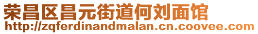 榮昌區昌元街道何劉面館