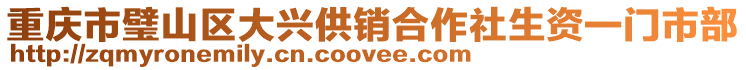 重慶市璧山區(qū)大興供銷合作社生資一門市部
