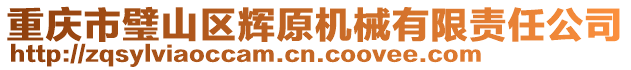 重慶市璧山區(qū)輝原機械有限責任公司