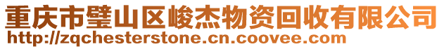 重慶市璧山區峻杰物資回收有限公司