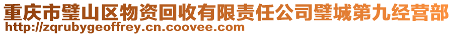 重慶市璧山區(qū)物資回收有限責(zé)任公司璧城第九經(jīng)營(yíng)部