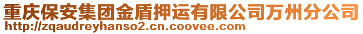 重慶保安集團金盾押運有限公司萬州分公司