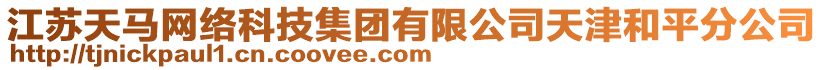 江蘇天馬網(wǎng)絡(luò)科技集團(tuán)有限公司天津和平分公司