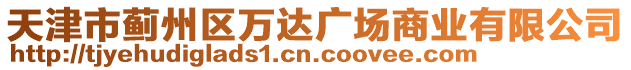 天津市薊州區(qū)萬達(dá)廣場商業(yè)有限公司