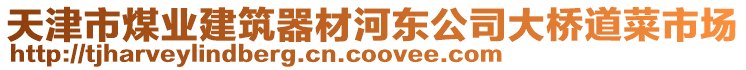 天津市煤業(yè)建筑器材河東公司大橋道菜市場