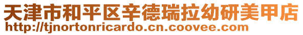 天津市和平區辛德瑞拉幼研美甲店