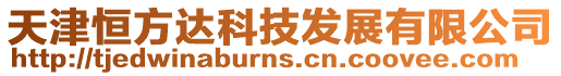 天津恒方達科技發展有限公司