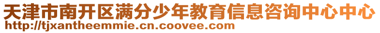 天津市南開區滿分少年教育信息咨詢中心中心