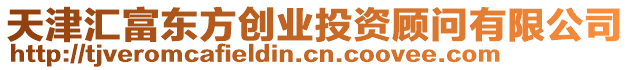 天津匯富東方創業投資顧問有限公司