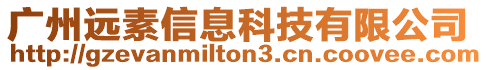廣州遠素信息科技有限公司