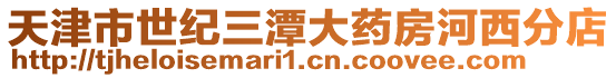 天津市世紀(jì)三潭大藥房河西分店