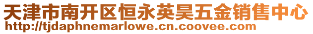 天津市南開區(qū)恒永英昊五金銷售中心
