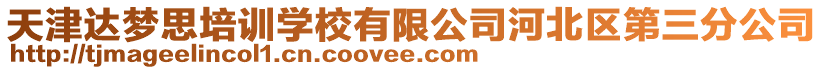 天津達(dá)夢思培訓(xùn)學(xué)校有限公司河北區(qū)第三分公司