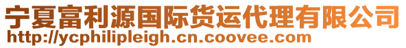 寧夏富利源國際貨運代理有限公司