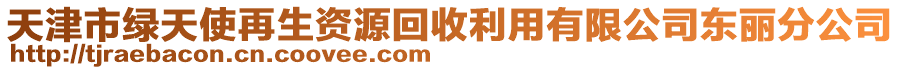 天津市綠天使再生資源回收利用有限公司東麗分公司